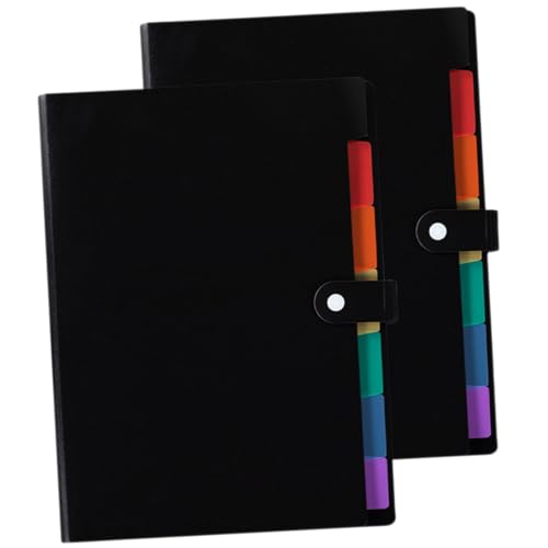 GARIOUANS 2 Stück Ordner Speicherpaket Datei erweiterbar Veranstalter Organisator für Papierakten erweitern Ordner-Organizer aus Papier Papier-Organizer-Ordner Aktenordner aus Kunststoff pp von GARIOUANS