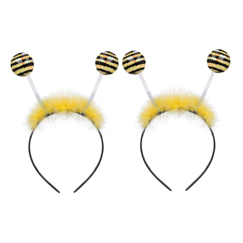 GARIOUANS 2 Stück Party-stirnband Feiertagsstirnbänder Für Mädchen Kostümzubehör Bienen-party-kopfschmuck Biene Tentakel Stirnband Ohr Stirnband Antenne Stirnbänder Tuch GARIOUANS 2 Stück Party-stirnband Feiertagsstirnbänder Für Mädchen Kostümzubehör Bienen-party-kopfschmuck Biene Tentakel Stirnband Ohr Stirnband Antenne Stirnbänder Tuch von GARIOUANS
