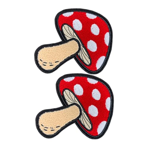 GARIOUANS 2 Stück Pilz Stickerei Stoff Aufkleber Bestickter Stoffaufnäher Cartoon-eisen Auf Transfers Pilzapplikations Patch Applikationen Aufbügeln Pilzpflaster Aufbügeln Heißschmelzkleber GARIOUANS 2 Stück Pilz Stickerei Stoff Aufkleber Bestickter Stoffaufnäher Cartoon-eisen Auf Transfers Pilzapplikations Patch Applikationen Aufbügeln Pilzpflaster Aufbügeln Heißschmelzkleber von GARIOUANS