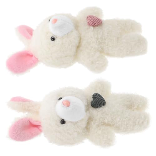 GARIOUANS 2 Stück Plüsch Hase Schlüsselanhänger Niedlicher Schlüsselbund für Taschen Rucksäcke Home School Dekoration Perfektes Accessoire für Junge Charm GARIOUANS 2 Stück Plüsch Hase Schlüsselanhänger Niedlicher Schlüsselbund für Taschen Rucksäcke Home School Dekoration Perfektes Accessoire für Junge Charm von GARIOUANS