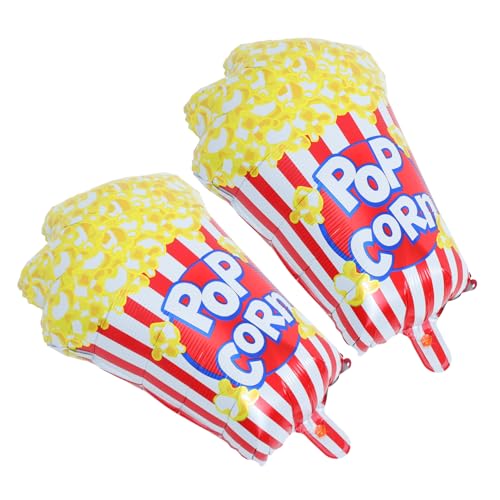 GARIOUANS 2 Stück Popcornballon Ballon zum Thema Film Themenpartydekorationen Folienballon Party -Lebensmitteldekorationen Partygeschenke für den Filmabend Filmrequisite Aluminiumfolie GARIOUANS 2 Stück Popcornballon Ballon zum Thema Film Themenpartydekorationen Folienballon Party -Lebensmitteldekorationen Partygeschenke für den Filmabend Filmrequisite Aluminiumfolie von GARIOUANS
