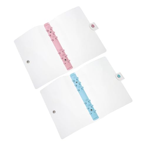GARIOUANS 2 Stück Ringbuch Ordner Teilig Transparent Blau und Rosa Wiederverwendbare Schutzhüllen für Lose Flexibler Dokumenten Organizer für Büro und Haushalt GARIOUANS 2 Stück Ringbuch Ordner Teilig Transparent Blau und Rosa Wiederverwendbare Schutzhüllen für Lose Flexibler Dokumenten Organizer für Büro und Haushalt von GARIOUANS