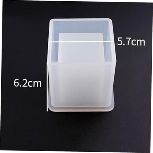 GARIOUANS 2 Stück Silikon Gießformen für DIY Blumentopf und Stiftehalter Flexible Langlebige Resin Formen in Würfel und Zylindrischer Form Wiederverwendbar für Harz Kerzen Seife und von GARIOUANS