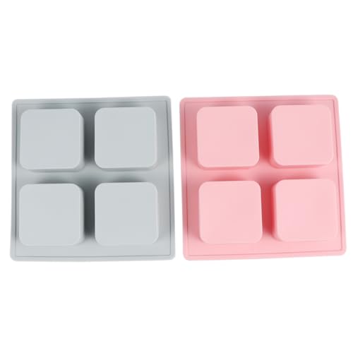 GARIOUANS 2 Stück Silikon Seifenform Fach Flexibel und Antihaftend für DIY Seifen und Kuchen Lebensmittelecht Bunt Blau Rosa Vielseitig für Handgemachte Seifen und Desserts GARIOUANS 2 Stück Silikon Seifenform Fach Flexibel und Antihaftend für DIY Seifen und Kuchen Lebensmittelecht Bunt Blau Rosa Vielseitig für Handgemachte Seifen und Desserts von GARIOUANS