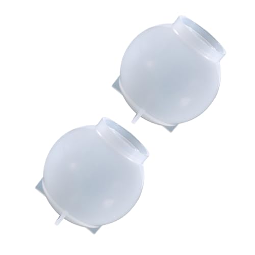 GARIOUANS 2 Stück Silikonform Kugel für Epoxidharz Gießformen Hitzebeständig und Langlebig Nahtlose Runde Form für DIY Resin Kugeln mit Pflanzen elementen für Kreative Dekoration und GARIOUANS 2 Stück Silikonform Kugel für Epoxidharz Gießformen Hitzebeständig und Langlebig Nahtlose Runde Form für DIY Resin Kugeln mit Pflanzen elementen für Kreative Dekoration und von GARIOUANS