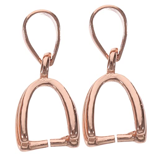 GARIOUANS 2 Stück Sterling Silber DIY Anhängerverschluss Robuster Schmuckverschluss für Kreative Schmuckherstellung Vielseitig Einsetzbar für und Armbänder von GARIOUANS