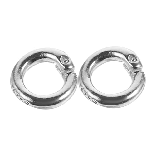 GARIOUANS 2 Stück Sterling Silber Sprungfederringe Kleine Offene Ringe für Schmuckherstellung für Armbänder und Kreative DIY Projekte von GARIOUANS