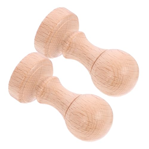 GARIOUANS 2 Stück Teiliges DIY Holzstempel Kreative Blanko Holzdrucke Langlebige Holzstempel für Basteln Scrapbooking Kartenherstellung Handliche Holzklötzchen für Kreative Projekte von GARIOUANS