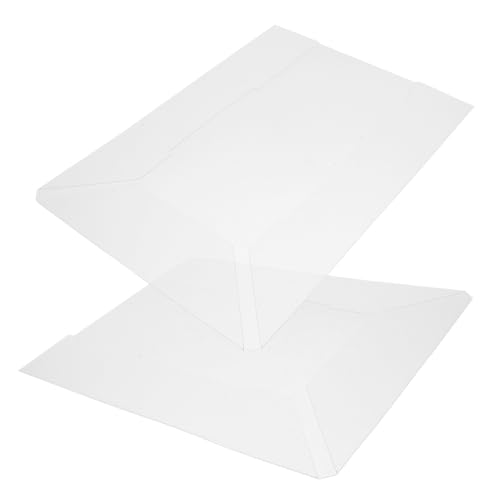 GARIOUANS 2 Stück Teiliges Dokumentenfolder aus Transparentem Reißfestem PVC Vielseitiger Tragbarer Papieraufbewahrer für Effektive Papier und Brieforganisation Praktische Sichttasche für von GARIOUANS