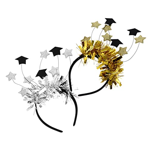 GARIOUANS 2 Stück Teiliges Graduierungs Stirnband Dekoration für Absolventenfeiern und Design Leicht und Bequem für Cosplay und Partys GARIOUANS 2 Stück Teiliges Graduierungs Stirnband Dekoration für Absolventenfeiern und Design Leicht und Bequem für Cosplay und Partys von GARIOUANS