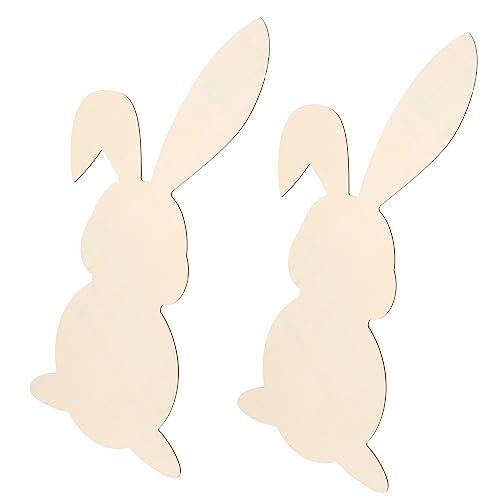 GARIOUANS 2 Stück Teiliges Holz Hasen Deko zum Selbstgestalten Natürliche Holzplatten Osteranhänger für Dekoration und Diy Bastelprojekte Geeignet für Oster und Hasenpartys GARIOUANS 2 Stück Teiliges Holz Hasen Deko zum Selbstgestalten Natürliche Holzplatten Osteranhänger für Dekoration und Diy Bastelprojekte Geeignet für Oster und Hasenpartys von GARIOUANS