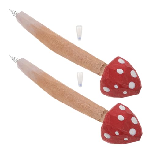GARIOUANS 2 Stück Teiliges Holz Mushroom Kugelschreiber Schreibgeräte für Schule und Büro Kreative Stifte für Studenten Festival Lustige und Ansprechende Schreibwerkzeuge GARIOUANS 2 Stück Teiliges Holz Mushroom Kugelschreiber Schreibgeräte für Schule und Büro Kreative Stifte für Studenten Festival Lustige und Ansprechende Schreibwerkzeuge von GARIOUANS