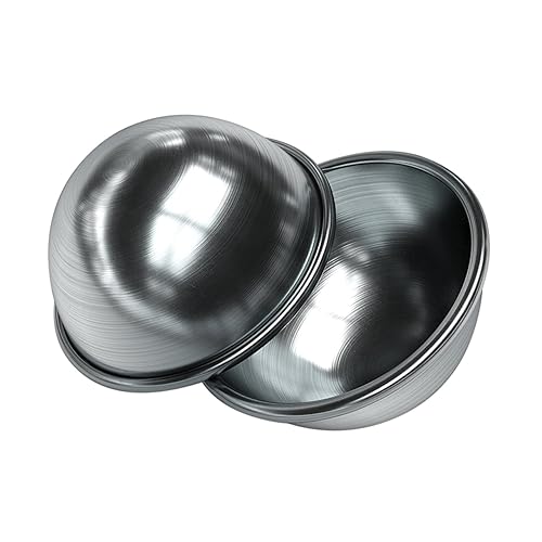 GARIOUANS 2 Stück Teiliges Metall Badebomben Form für Langlebige Sichere Herstellung von Badekugeln Ergonomisch Geformt Vielseitig Einsetzbar für Schokolade Käse Mousse für DIY Badespaß GARIOUANS 2 Stück Teiliges Metall Badebomben Form für Langlebige Sichere Herstellung von Badekugeln Ergonomisch Geformt Vielseitig Einsetzbar für Schokolade Käse Mousse für DIY Badespaß von GARIOUANS
