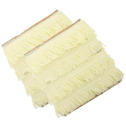 GARIOUANS 2 Stück Teiliges Polyester fransenband Vorhang besatz DIY Dekoratives Spitzenband für Möbel Gardinen Sofas Kissen Wohnaccessoires von GARIOUANS