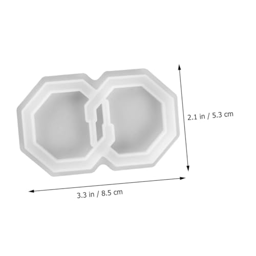 GARIOUANS 2 Stück Teiliges Silikonform Ohrringe Flexible DIY Kristall Epoxidharz Gießform Geruchsneutral Praktisch und Leicht zu Reinigen für Individuelle Schmuckherstellung von GARIOUANS