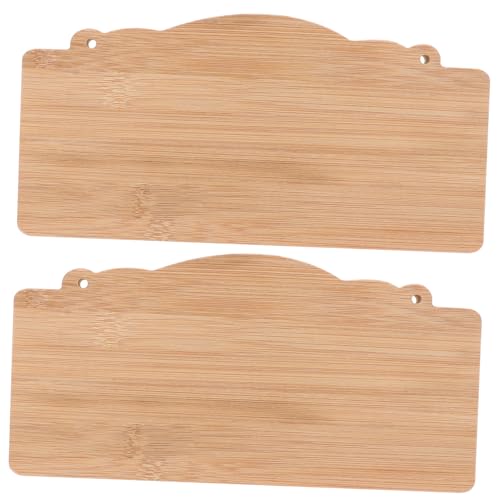 GARIOUANS 2 Stück Unbehandelte Holzschilder zum Aufhängen Blanko Dekorative Holztafeln für DIY Bastelprojekte Umweltfreundliche Langlebige Holzplatten für Weihnachts und Halloween GARIOUANS 2 Stück Unbehandelte Holzschilder zum Aufhängen Blanko Dekorative Holztafeln für DIY Bastelprojekte Umweltfreundliche Langlebige Holzplatten für Weihnachts und Halloween von GARIOUANS