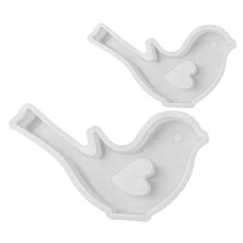 GARIOUANS 2 Stück Vogel silikonform Flexibel Langlebig für DIY Fondant Kuchen Dekoration Gießform für Harz Basteln Kreative Vogel figuren Backform von GARIOUANS