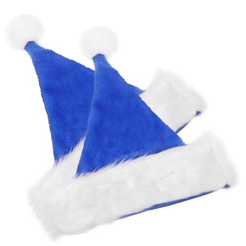 GARIOUANS 2 Stück Weihnachtsmütze Erwachsene Santa Mütze Warm mit Weißem Bommel und Plüschrand Festliche Xmas Kopfbedeckung für Weihnachtsfeier und Dekoration GARIOUANS 2 Stück Weihnachtsmütze Erwachsene Santa Mütze Warm mit Weißem Bommel und Plüschrand Festliche Xmas Kopfbedeckung für Weihnachtsfeier und Dekoration von GARIOUANS