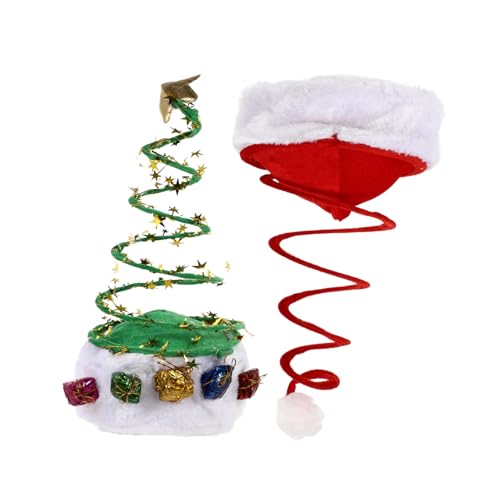 GARIOUANS 2 Stück Weihnachtsmütze Leichte Nikolausmützen für Erwachsene und Festliche Kopfbedeckung Weihnachtsfeiern und Karneval Stilvolle Party Requisiten Bunten Designs GARIOUANS 2 Stück Weihnachtsmütze Leichte Nikolausmützen für Erwachsene und Festliche Kopfbedeckung Weihnachtsfeiern und Karneval Stilvolle Party Requisiten Bunten Designs von GARIOUANS