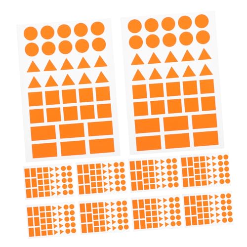 GARIOUANS 20 Blatt Selbstklebende Sticker Form von Dreiecken Quadraten Rechtecken und Kreisen für Büroorganisation Schulmaterialien und Kreative Diy Projekte GARIOUANS 20 Blatt Selbstklebende Sticker Form von Dreiecken Quadraten Rechtecken und Kreisen für Büroorganisation Schulmaterialien und Kreative Diy Projekte von GARIOUANS