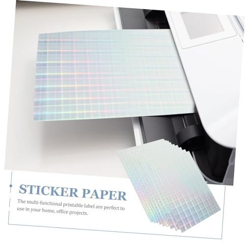 GARIOUANS 20 Blatt Selbstklebendes Druckeretikettenpapier Bedruckbare Rechteckige Versand und Namensetiketten Wasserabweisend Vielseitig Nutzbar für Organisation und Farbcodierung GARIOUANS 20 Blatt Selbstklebendes Druckeretikettenpapier Bedruckbare Rechteckige Versand und Namensetiketten Wasserabweisend Vielseitig Nutzbar für Organisation und Farbcodierung von GARIOUANS