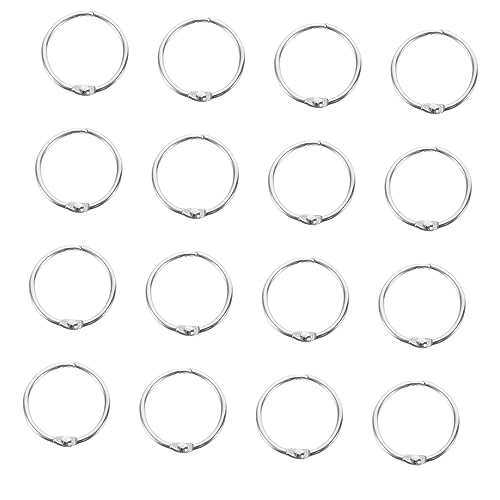 GARIOUANS 20 Stück Binder Ringe Metallringe für Buchbindung Karteikarten Scrapbooking Wiederverwendbare Rings für Notizbücher Diy Projekte Praktische Lösung für Lose GARIOUANS 20 Stück Binder Ringe Metallringe für Buchbindung Karteikarten Scrapbooking Wiederverwendbare Rings für Notizbücher Diy Projekte Praktische Lösung für Lose von GARIOUANS