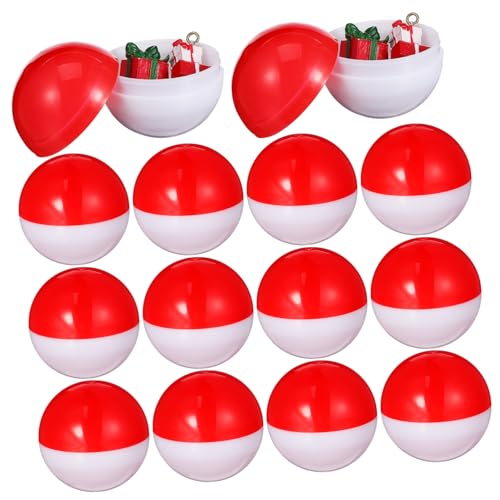 GARIOUANS 20 Stück Bunte Kleine Runde Kapseln für Automaten Befüllbare Plastikkugeln Vielseitige Candy Hunt Behälter Party und Weihnachtsgeschenke Attraktives Design für Gewinnspiele von GARIOUANS