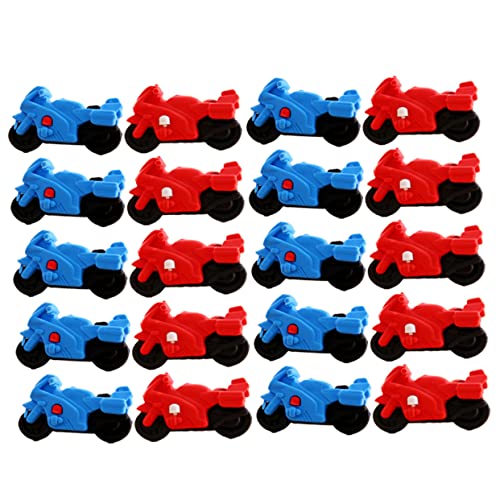 GARIOUANS 20 Stück Cartoon Radiergummis für Radierer im Motorrad Design und Tragbar für Schule und Kreative Malaktivitäten Zufällige Farbe Zufällige Farbe von GARIOUANS