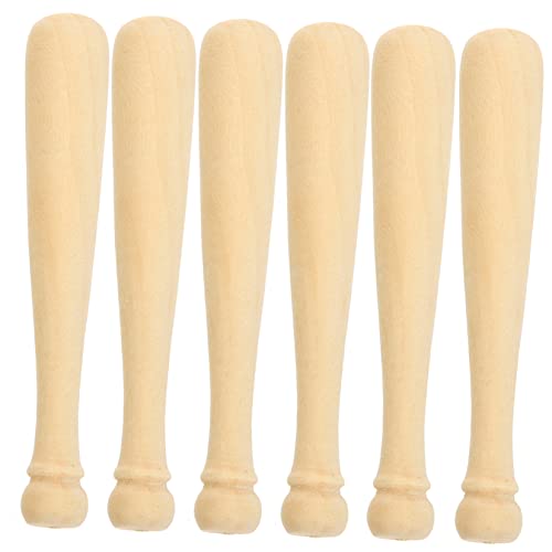 GARIOUANS 20 Stück DIY Baseballschläger Holz Unbemalt für Bastelprojekte Graffiti Malwerkzeuge Partygeschenke und Dekoration von GARIOUANS
