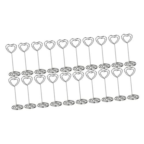 GARIOUANS 20 Stück Dekorative Kartenhalter Praktische Tischclips für Fotos Menüs und Notizen für Partys Hochzeiten und Hochwertige Wiederverwendbare Halter von GARIOUANS
