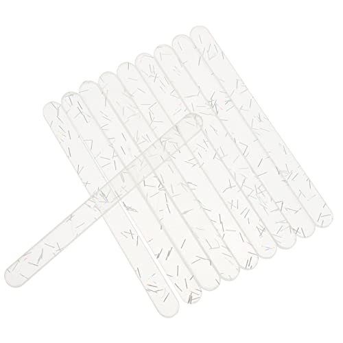 GARIOUANS 20 Stück Diy Acrylstiele für Wiederverwendbare Sticks für Eiscreme und Handwerk Lebensmittelechte Materialien Sommerpartys und Desserts GARIOUANS 20 Stück Diy Acrylstiele für Wiederverwendbare Sticks für Eiscreme und Handwerk Lebensmittelechte Materialien Sommerpartys und Desserts von GARIOUANS