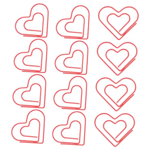 GARIOUANS 20 Stück Herzförmige Metall Büroklammern Paper Clips mit Starker Haltekraft als Lesezeichen und Notizhalter für Zuhause Büro und Schule Kreatives Design Robust und Verformungsfest GARIOUANS 20 Stück Herzförmige Metall Büroklammern Paper Clips mit Starker Haltekraft als Lesezeichen und Notizhalter für Zuhause Büro und Schule Kreatives Design Robust und Verformungsfest von GARIOUANS