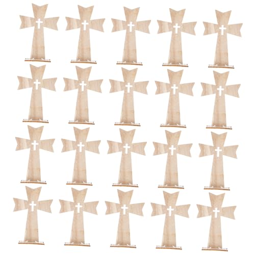 GARIOUANS 20 Stück Holzkreuz Dekoration Teiliges Stehendes Holz für Büro für Kirche und Feiertage Robustes Material Praktisch und Vielseitig GARIOUANS 20 Stück Holzkreuz Dekoration Teiliges Stehendes Holz für Büro für Kirche und Feiertage Robustes Material Praktisch und Vielseitig von GARIOUANS