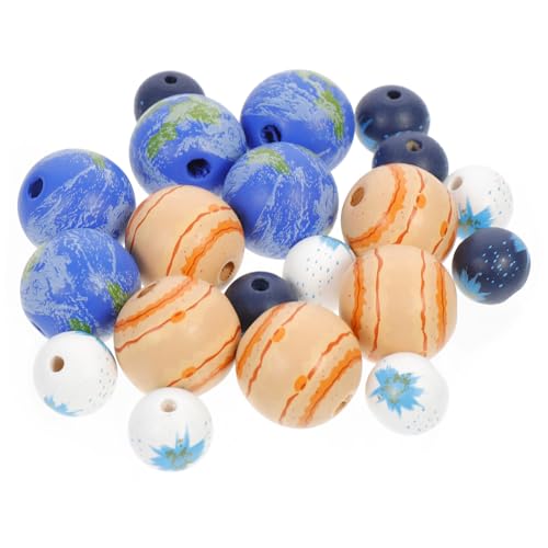 GARIOUANS 20 Stück Holzperlen mit Großem Loch Runde Bunte DIY Bastelperlen aus Natürlichem Holz Stabile und Langlebige Schmuckperlen für Kreative Handarbeiten und Kinderprojekte GARIOUANS 20 Stück Holzperlen mit Großem Loch Runde Bunte DIY Bastelperlen aus Natürlichem Holz Stabile und Langlebige Schmuckperlen für Kreative Handarbeiten und Kinderprojekte von GARIOUANS