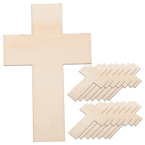 GARIOUANS 20 Stück Holzschnitt Kreuze für Diy Bastelarbeiten Leere Holzornamente Dekorieren für Projekte und Kinderaktivitäten GARIOUANS 20 Stück Holzschnitt Kreuze für Diy Bastelarbeiten Leere Holzornamente Dekorieren für Projekte und Kinderaktivitäten von GARIOUANS