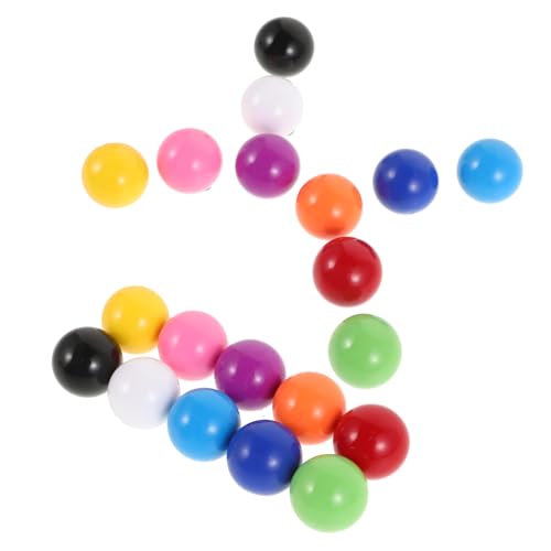 GARIOUANS 20 Stück Kleine Bunte Kunststoffbälle Ersatzbälle für Kugelspielzeug für Lernspiele und Matheunterricht Robust und Spielerfreundlich Fördert Engagement und Spaß von GARIOUANS