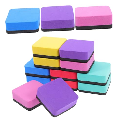 GARIOUANS 20 Stück Magnetische Whiteboard Radiergummis Trocken Abwischbar Für Die Schule Whiteboard Radiergummi Magnetisch Trocken Abwischbar Magnetische von GARIOUANS