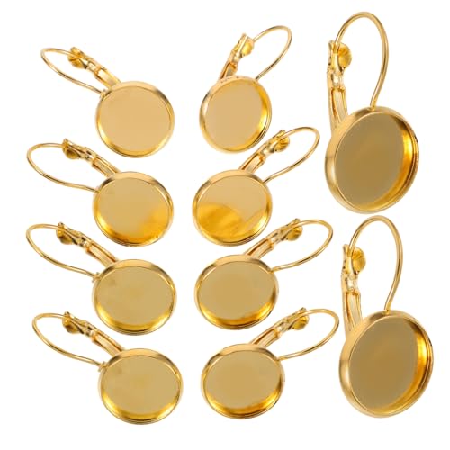 GARIOUANS 20 Stück Ohrring Lünette Trays für DIY Schmuckherstellung Leere Pendantschalen mit Haken für Kreative Ohrringe GARIOUANS 20 Stück Ohrring Lünette Trays für DIY Schmuckherstellung Leere Pendantschalen mit Haken für Kreative Ohrringe von GARIOUANS