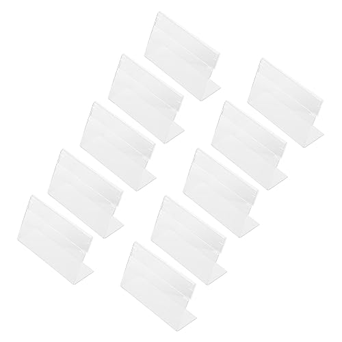 GARIOUANS 20 Stück Teiliges Acryl Preisschildhalter Transparenter Etikettenhalter für Supermarktregale Einfache Installation Klarer Sichtschutz Geeignet für Bäckereien und Einzelhandel GARIOUANS 20 Stück Teiliges Acryl Preisschildhalter Transparenter Etikettenhalter für Supermarktregale Einfache Installation Klarer Sichtschutz Geeignet für Bäckereien und Einzelhandel von GARIOUANS