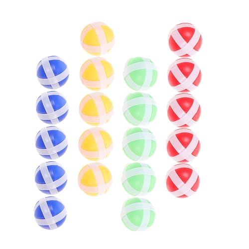 GARIOUANS 20 Stück Teiliges Bunte Klettball Wurfspiel Zubehör für Leichte Nylon klebekugeln Vielseitig für Indoor Partyspiele Fördert Hand Auge koordination und Feinmotorik GARIOUANS 20 Stück Teiliges Bunte Klettball Wurfspiel Zubehör für Leichte Nylon klebekugeln Vielseitig für Indoor Partyspiele Fördert Hand Auge koordination und Feinmotorik von GARIOUANS