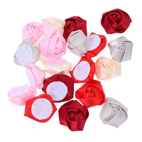 GARIOUANS 20 Stück Teiliges DIY Leichte Formstabile Rosenknospen in Beige Rot Burgunder für Haarschmuck Kleidung Näh Bastelprojekte GARIOUANS 20 Stück Teiliges DIY Leichte Formstabile Rosenknospen in Beige Rot Burgunder für Haarschmuck Kleidung Näh Bastelprojekte von GARIOUANS