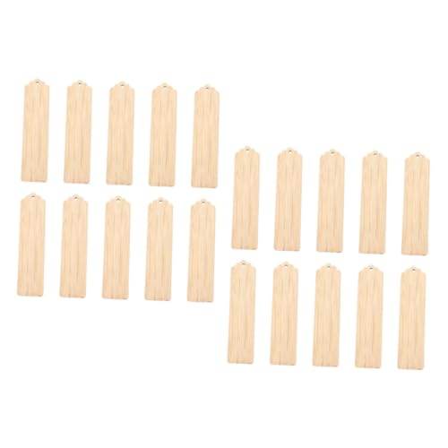 GARIOUANS 20 Stück Teiliges DIY Lesezeichen aus Unbehandeltem Holz mit Aufhängeloch Kreative Blanko Holzetiketten zum Bemalen und Basteln Praktische und Dekorative Buchmarker für GARIOUANS 20 Stück Teiliges DIY Lesezeichen aus Unbehandeltem Holz mit Aufhängeloch Kreative Blanko Holzetiketten zum Bemalen und Basteln Praktische und Dekorative Buchmarker für von GARIOUANS