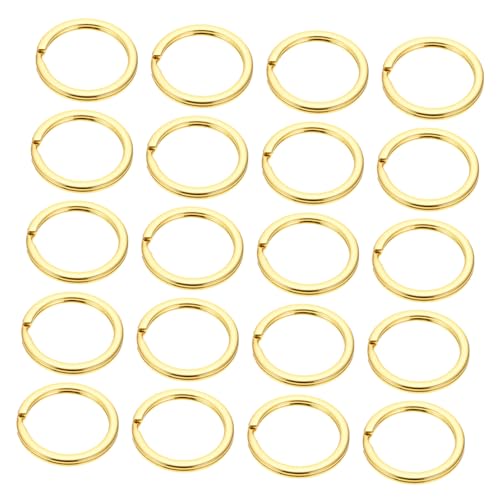 GARIOUANS 20 Stück Teiliges Handgefertigte Langlebige Metall Schlüsselringe Praktische Spaltringe im Retro Stil Ergonomisch und Sicher für Schlüsselanhänger und DIY Bastelprojekte GARIOUANS 20 Stück Teiliges Handgefertigte Langlebige Metall Schlüsselringe Praktische Spaltringe im Retro Stil Ergonomisch und Sicher für Schlüsselanhänger und DIY Bastelprojekte von GARIOUANS