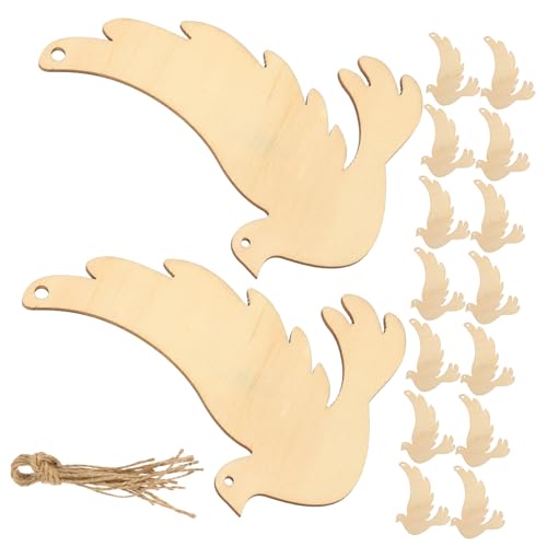 GARIOUANS 20 Stück Teiliges Holzscheiben Vogelanhänger aus Natürlichem Holz DIY Bastelholz für Bemalung und Hängende Dekoration Leicht Sicher und Vielseitig für Kreative Holzkunst GARIOUANS 20 Stück Teiliges Holzscheiben Vogelanhänger aus Natürlichem Holz DIY Bastelholz für Bemalung und Hängende Dekoration Leicht Sicher und Vielseitig für Kreative Holzkunst von GARIOUANS