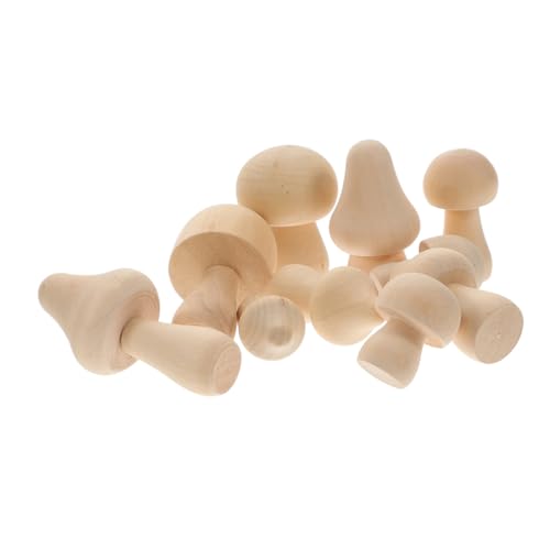 GARIOUANS 20 Stück Teiliges Kleine Holzpilze zum Basteln Unbemalt Verschiedene Natürliche Mini pilzornamente für DIY Dekoration Kindersicheres Langlebiges Holz für Kreative Malprojekte GARIOUANS 20 Stück Teiliges Kleine Holzpilze zum Basteln Unbemalt Verschiedene Natürliche Mini pilzornamente für DIY Dekoration Kindersicheres Langlebiges Holz für Kreative Malprojekte von GARIOUANS