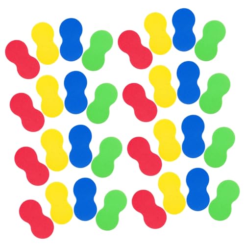 GARIOUANS 20 Stück Teiliges Kleiner Whiteboard Radierer Eva Material Trockene Radierer für Klassenzimmer und Büro für Präsentationen und Besprechungen Farben Gemischt von GARIOUANS