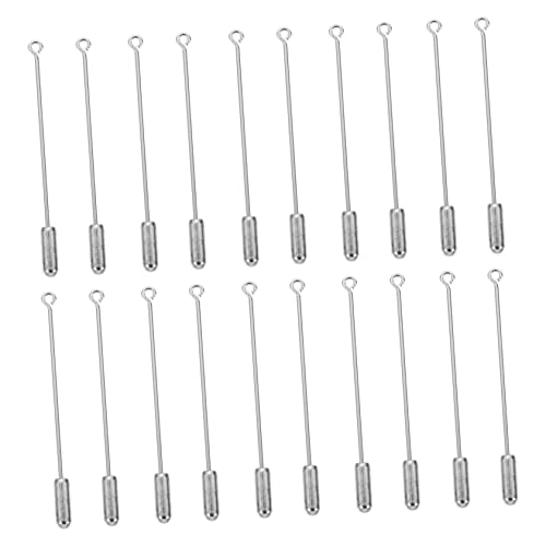 GARIOUANS 20 Stück Teiliges Kreative DIY Brosche Zubehör Lange Nadel Pins für Kleidung Silberne Anstecker für Schmuckgestaltung und Bastelprojekte Packung GARIOUANS 20 Stück Teiliges Kreative DIY Brosche Zubehör Lange Nadel Pins für Kleidung Silberne Anstecker für Schmuckgestaltung und Bastelprojekte Packung von GARIOUANS