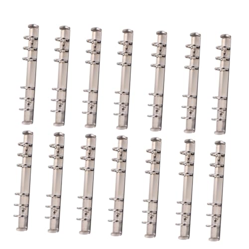 GARIOUANS 20 Stück Teiliges Metall Ringbuch Binder Clips Langlebig Leicht Tragbar für Büro Schule Scrapbook Organizer Silber von GARIOUANS