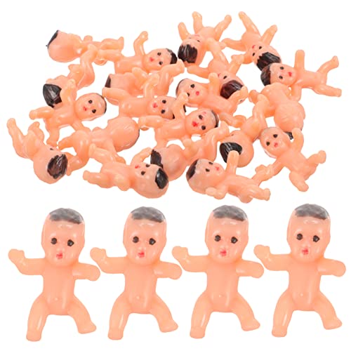 GARIOUANS 20 Stück Teiliges Mini Puppen Set aus Robustem Kunststoff Realistische Miniaturfiguren für Babyparty Kuchen Dekoration Kleine Geschenkideen Vielseitige Deko für Verschiedene von GARIOUANS