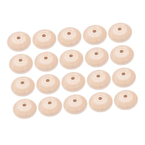 GARIOUANS 20 Stück Teiliges Naturbelassene Holzperlen für DIY Schmuckherstellung Unbemalt Langlebig Mittlere für Armbänder Anhänger Bastelprojekte und Dekorationen GARIOUANS 20 Stück Teiliges Naturbelassene Holzperlen für DIY Schmuckherstellung Unbemalt Langlebig Mittlere für Armbänder Anhänger Bastelprojekte und Dekorationen von GARIOUANS